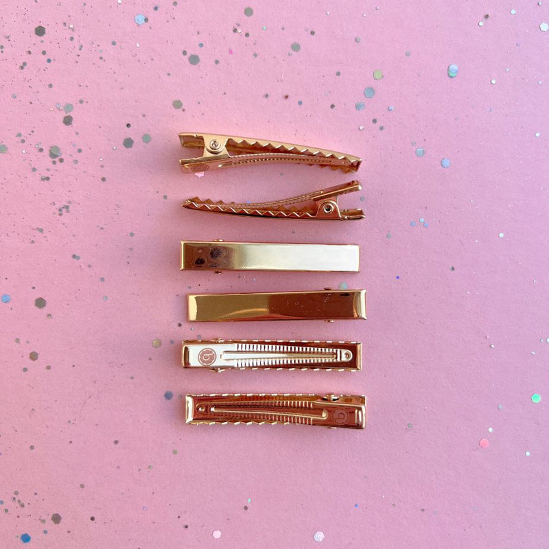 6-Pack of Gold Clips: SMALL