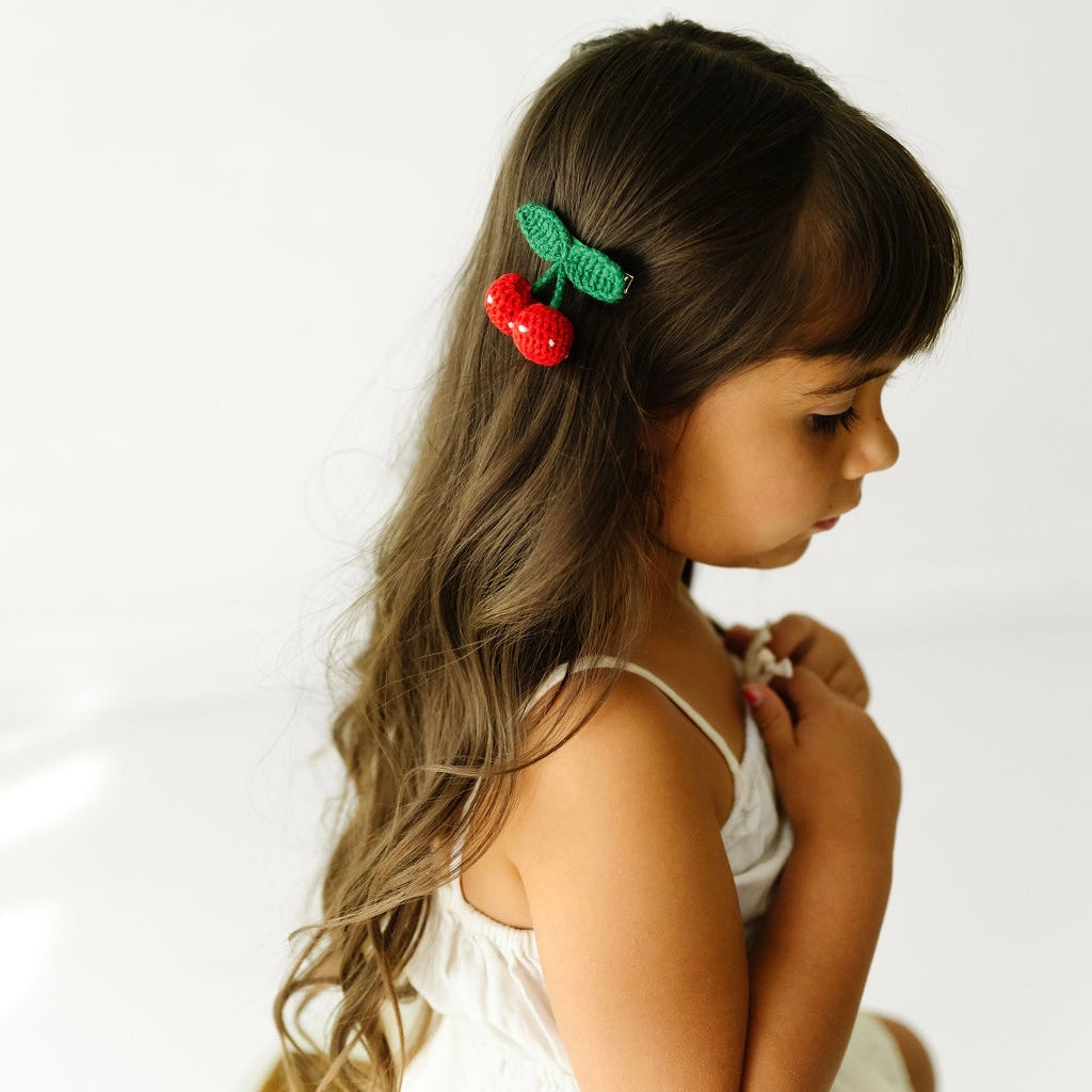 Baby Bling online bow cherries htf