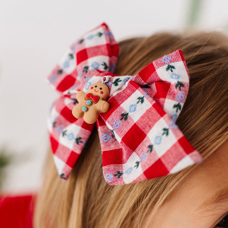 BLOOM CLIP: yuletide plaid