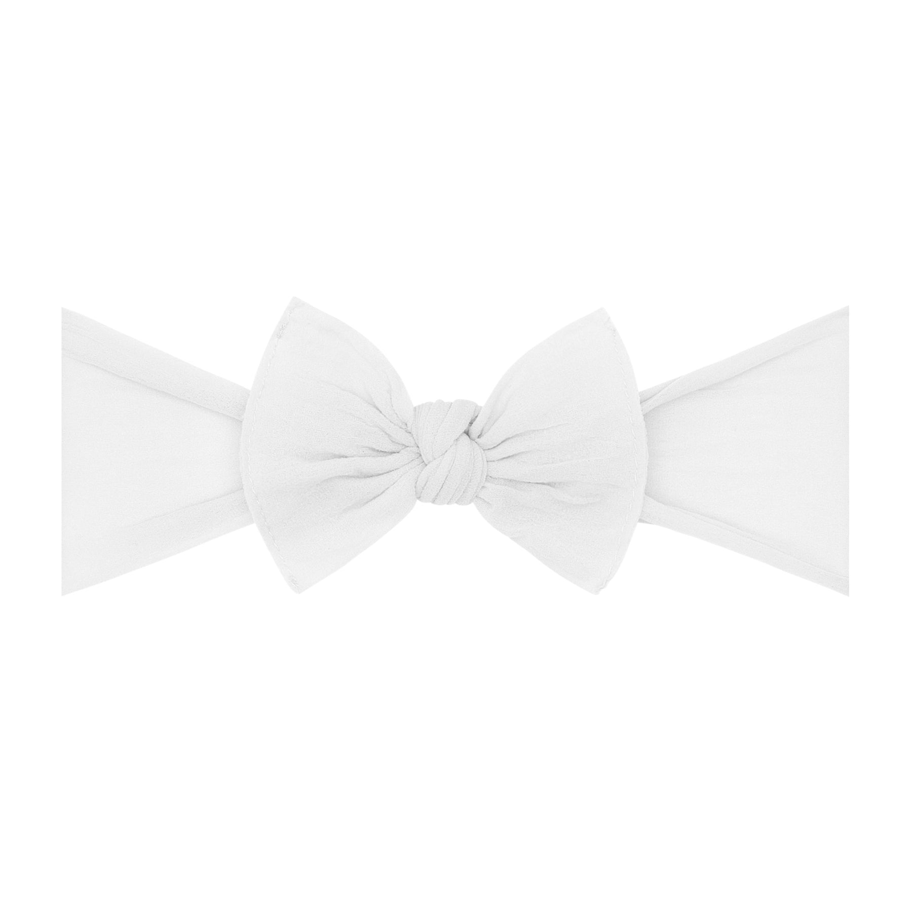 ITTY BITTY KNOT: white – Baby Bling Bows