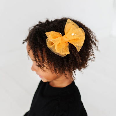 TULLE FAB® CLIP: orange moon