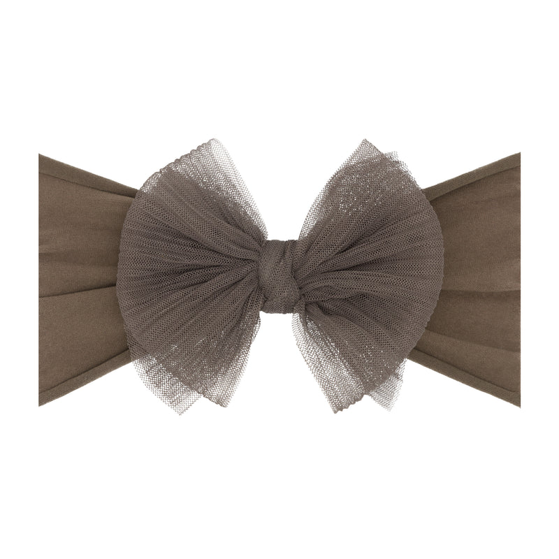 TULLE FAB®: pleated cocoa