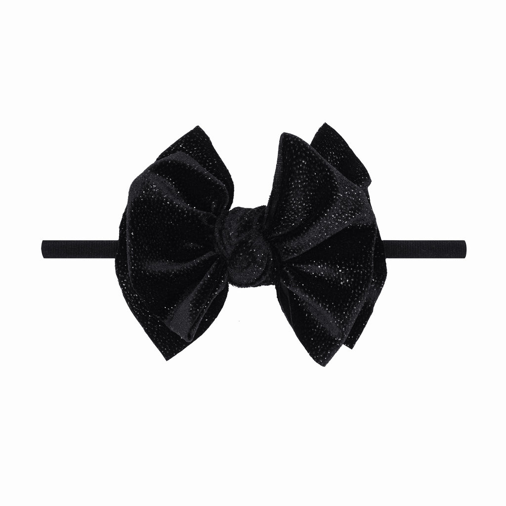 Baby bling discount bows, black Studded limited