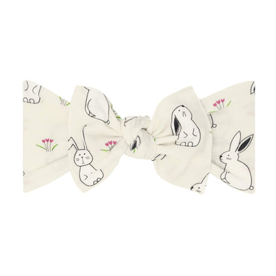 Soft Printed Nylon Headband KNOT One Size: thumper-Baby Bling Bows