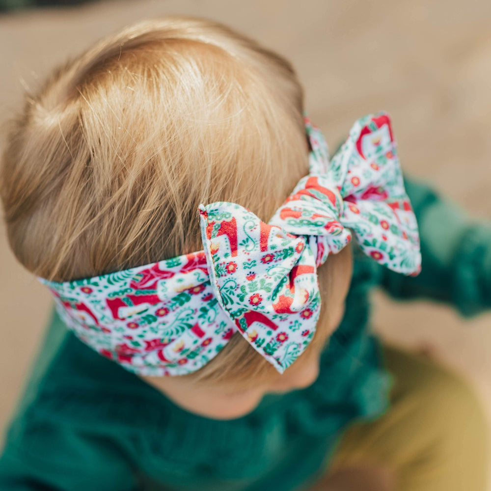 Baby bling jersey bow headband sienna hotsell floral